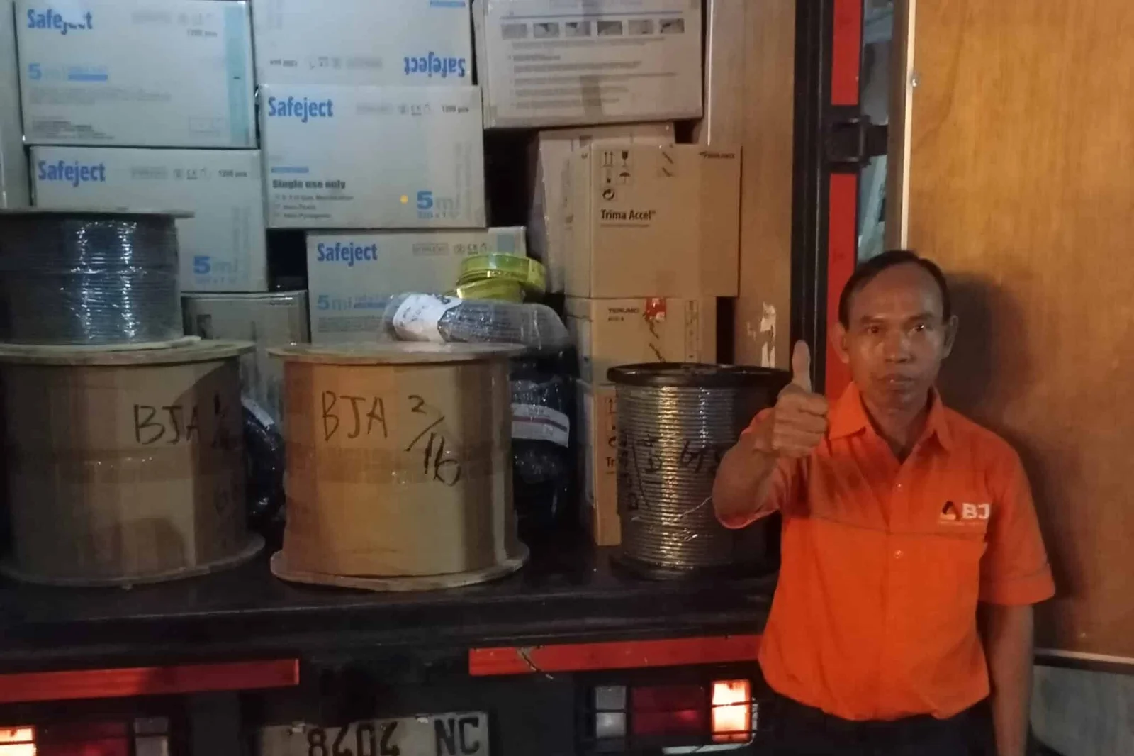 Pengiriman barang BJA Logistic