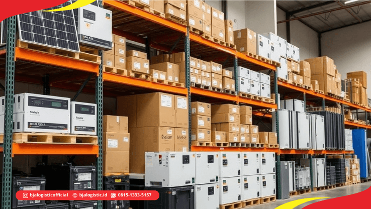 Jasa pengiriman inverter dan peralatan PLTS ke Indonesia Timur