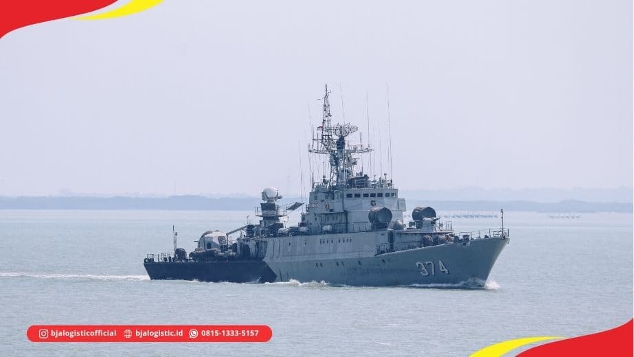 pemandangan laut untuk ilustrasi pengiriman cargo ke Nabire