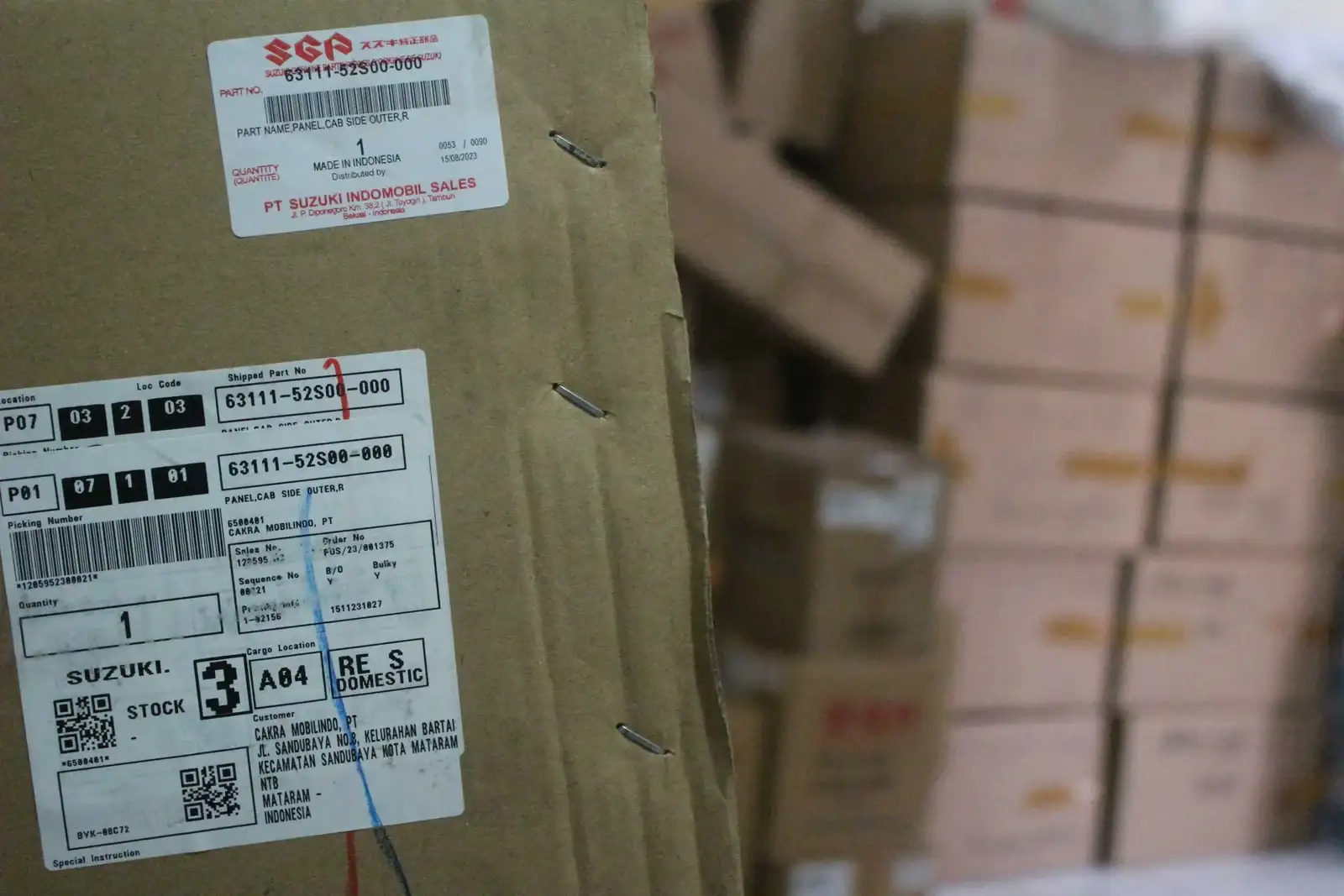 cargo jakarta atambua