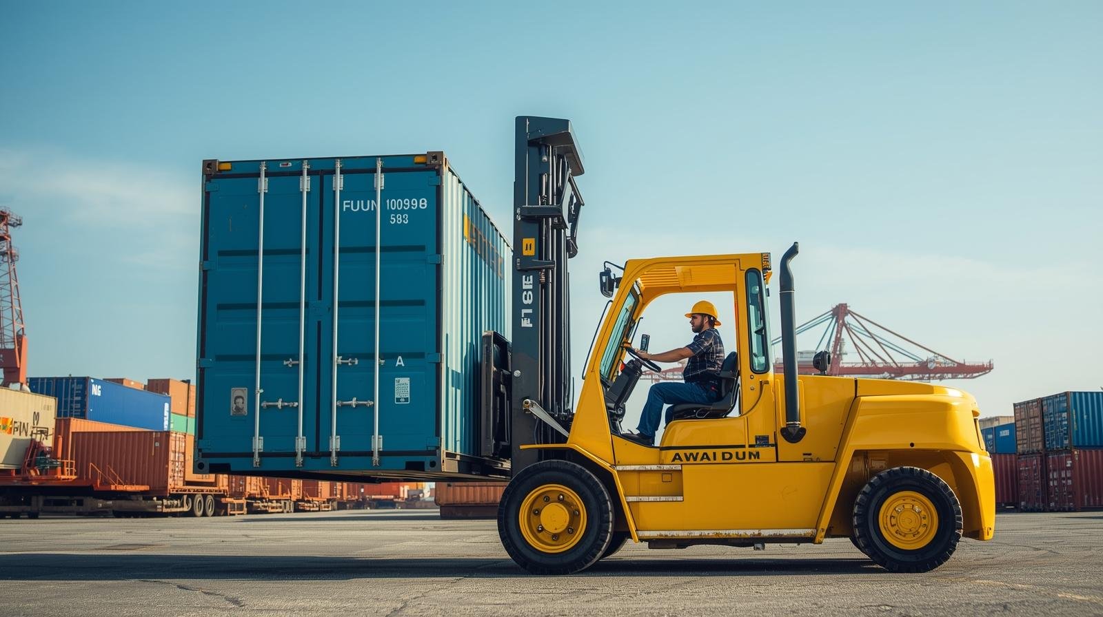 forklift container 